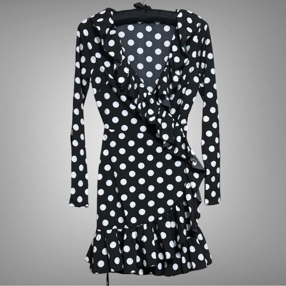 ÉTOPHE STUDIOS POLKA DOTS WRAP DRESS SIZE SMALL - Picture 1 of 11
